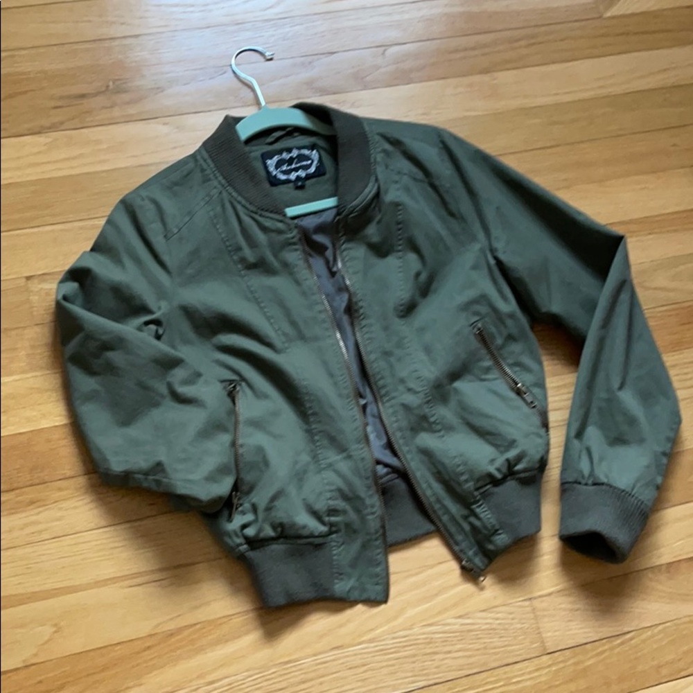 Army green jacket